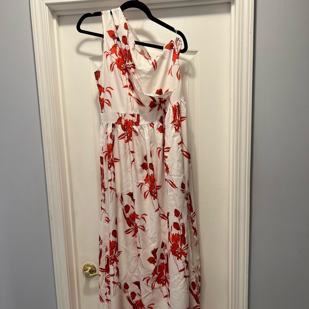 One shoulder (right) maxi dress